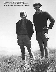 1956 Edmond et Andre Esclapez au Grand Som